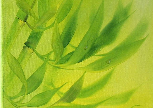 galerie-augustburk-blumen-bob ross-Bambustrilogie #2