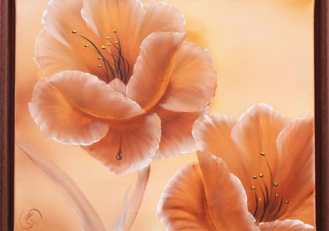 galerie-augustburk-blumen-bob ross-Beige Details