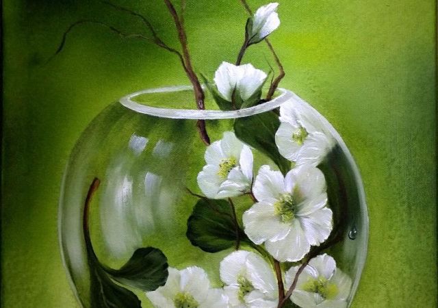 galerie-augustburk-blumen-bob ross-Blütenglas
