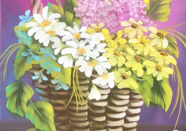 galerie-augustburk-blumen-bob ross-Frühlingskprb