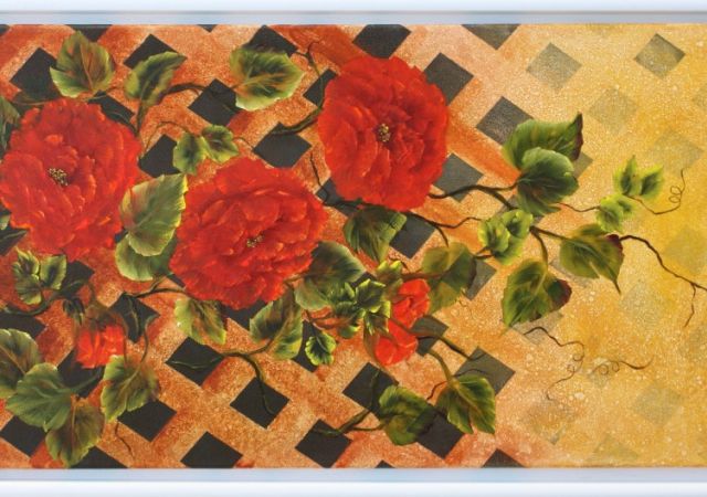 galerie-augustburk-blumen-bob ross-Im Garten