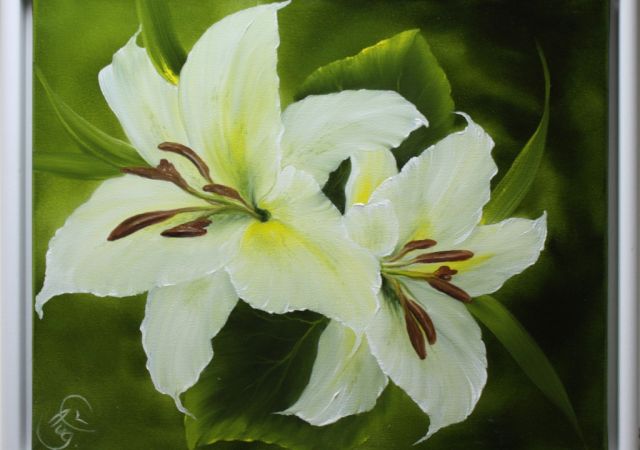 galerie-augustburk-blumen-bob ross-Lilien