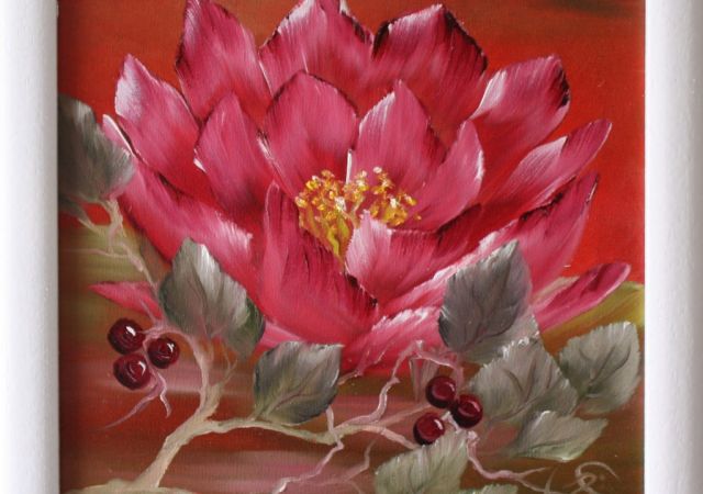galerie-augustburk-blumen-bob ross-Magenta Trio #1