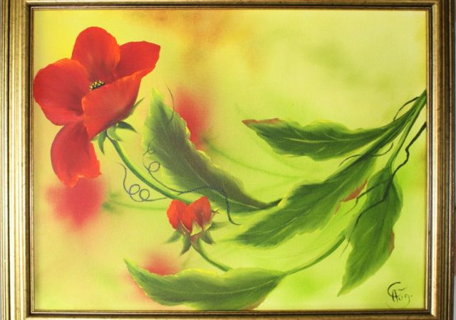 galerie-augustburk-blumen-bob ross-Mohnzweig