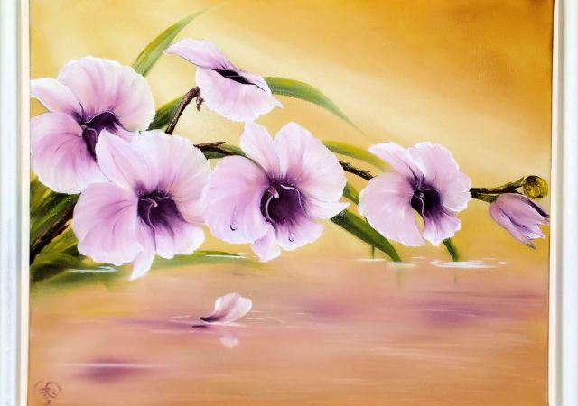 galerie-augustburk-blumen-bob ross-Orchideen #2
