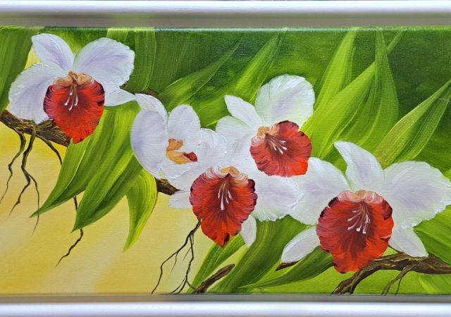 galerie-augustburk-blumen-bob ross-Orchideen #3