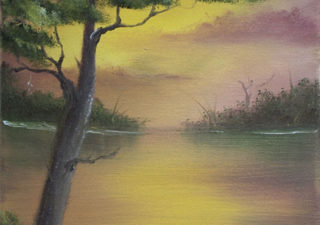 galerie-augustburk-landschaften-bob ross-3 Std Schnupperkurs Am See