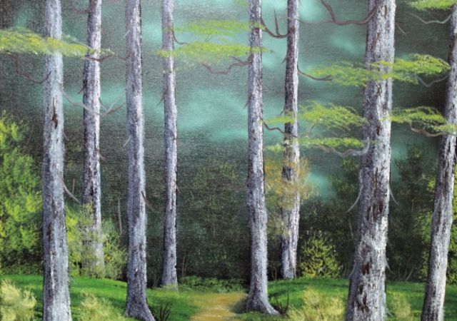 galerie-augustburk-landschaften-bob ross-Abendwald