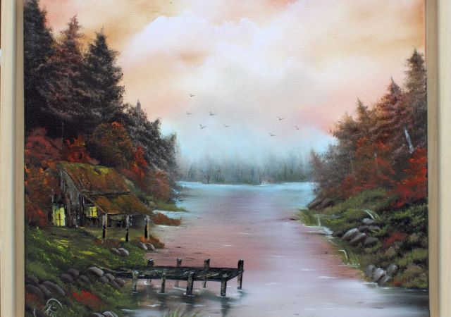 galerie-augustburk-landschaften-bob ross-Am Anleger