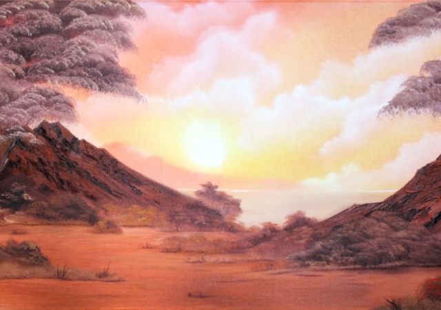 galerie-augustburk-landschaften-bob ross-Aquatorsonne