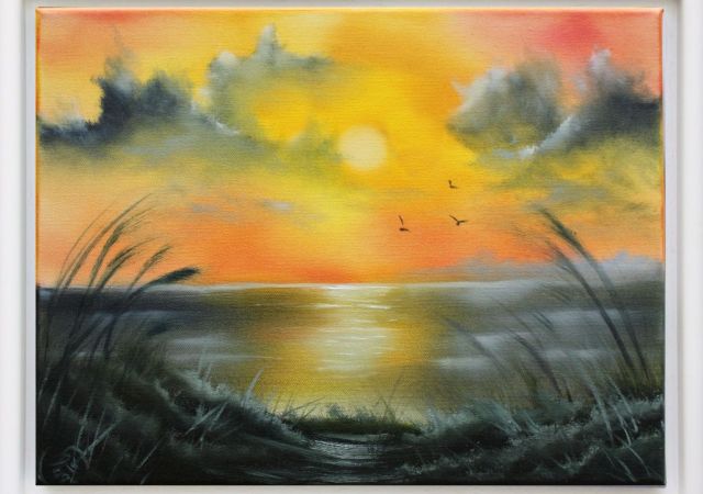 galerie-augustburk-landschaften-bob ross-Dünenabend