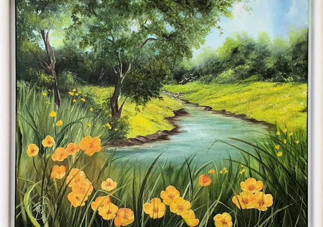galerie-augustburk-landschaften-bob ross-Frühlingsquell