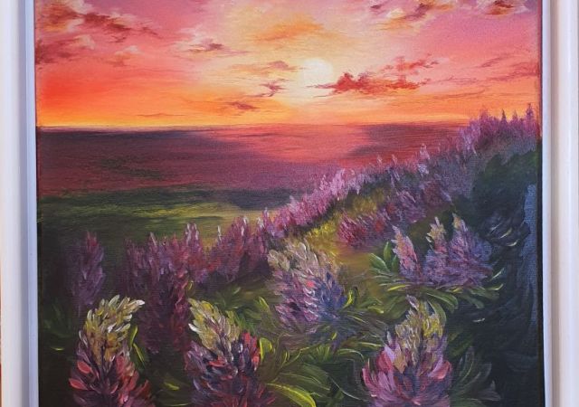 galerie-augustburk-landschaften-bob ross-Lupinenblick