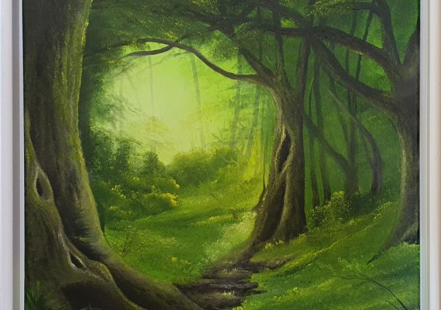 galerie-augustburk-landschaften-bob ross-Märchenwald