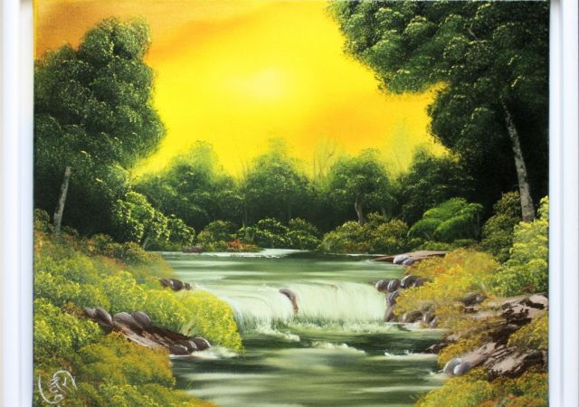galerie-augustburk-landschaften-bob ross-Morgengruß