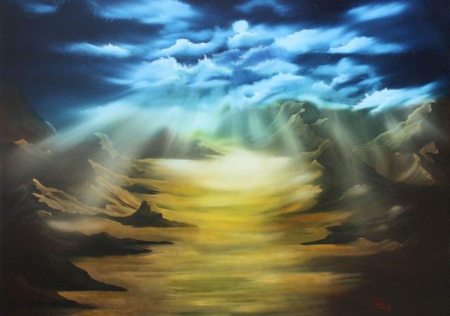 galerie-augustburk-landschaften-bob ross-Nachtlichter
