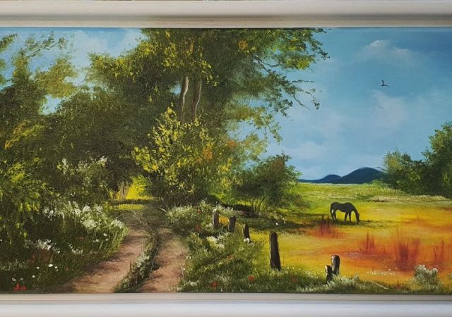 galerie-augustburk-landschaften-bob ross-Pferdeglück