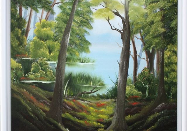 galerie-augustburk-landschaften-bob ross-Seeblick