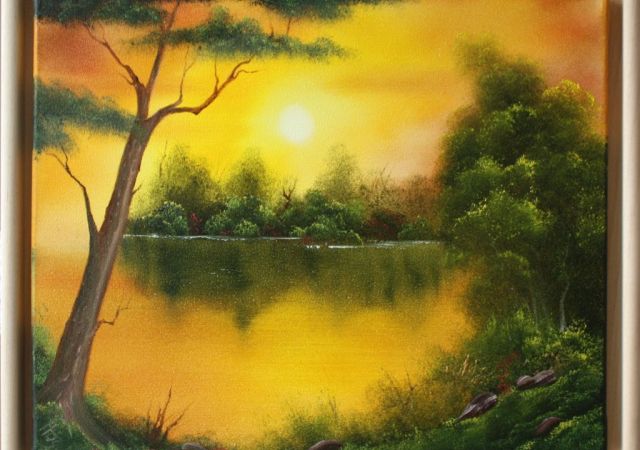 galerie-augustburk-landschaften-bob ross-Tagesende