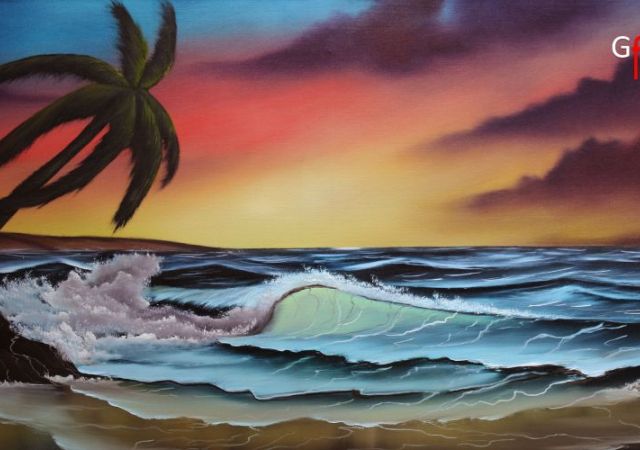 galerie-augustburk-landschaften-bob ross-Tropenwind