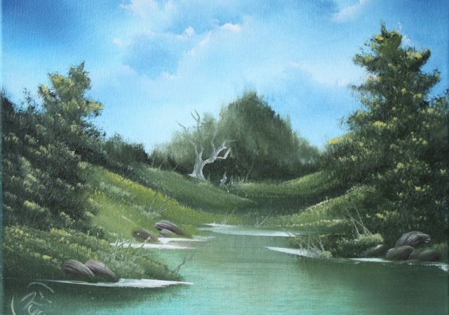 galerie-augustburk-landschaften-bob ross-Vogeltränke