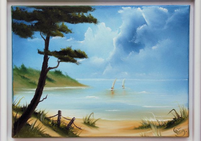 Galerie-Augustburk-Malschule-Bob Ross-Segelbucht