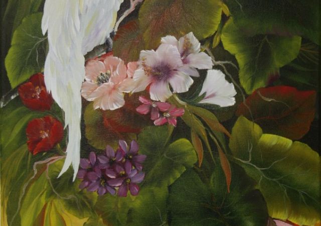 galerie-augustburk-Tiere-bob ross-Kakadu